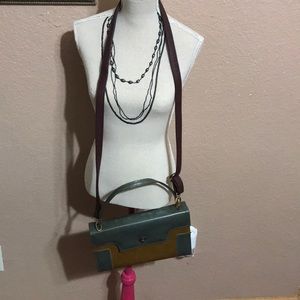 Frankenstein Vintage 50’s Purse with 90’s Stap